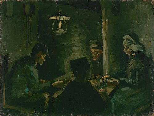 Studie voor 'De aardappeleters', Vincent van Gogh