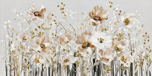 Summer in beige and white