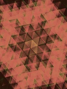 Erdiges Mandala - Moderne und abstrakte zeitgenössische Kunst