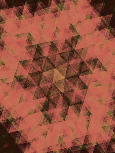 Earthy Mandala - Modern and abstract contemporary art by Mad Dog Art
