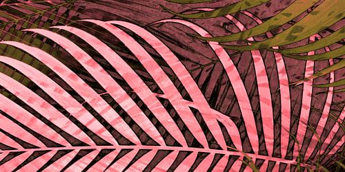 TROPISCHE PAPAVERROZE BLADEREN-1P