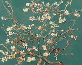Mandelblüte grün - Vincent van Gogh von Masters Revisited Miniaturansicht