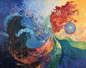 Bunte Spiralen