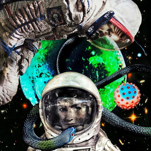 Adam en Eva verlaten eindelijk het paradijs