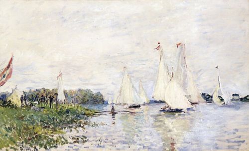 Claude Monet,Regatta in Argenteuil ,2