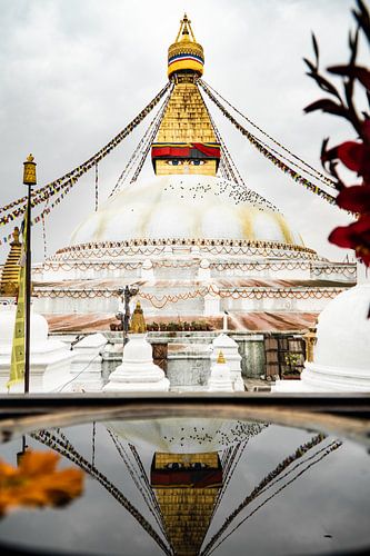 Buddha-Stupa, majestätische Stupa in Kathmandu