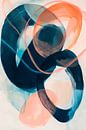 Colourful circular formations in abstract by Poster Art Shop thumbnail