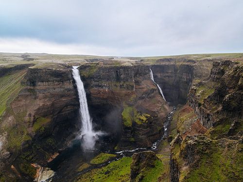 De kloof van Háifoss
