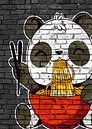 Anime Panda Bär Ramen Noodles von KalliDesignShop Miniaturansicht