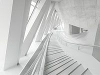 Weiße Treppe