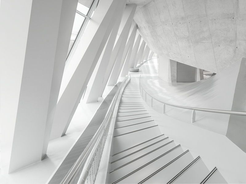 Escalier blanc par Wil Crooymans