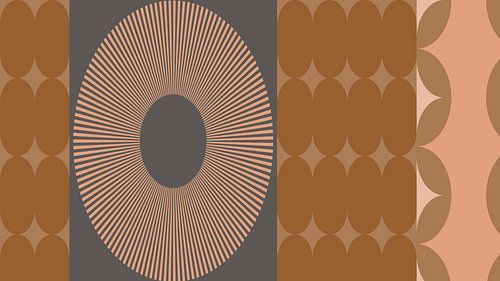 70s Retro geometrische kunst V