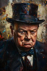 Portrait de Churchill sur Skyfall