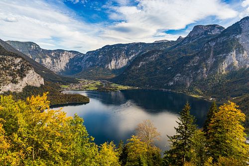 Blick auf den Hallstättersee, Österreich