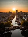 Zonsopkomst boven de Haringvliet van Jelte Lagendijk thumbnail