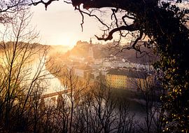 Burghausen an der Salzach von altmodern
