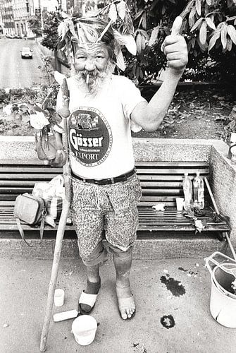 de bosjesman van Boedapest!