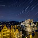 Ghent at night: starry nights by Erik Brons thumbnail