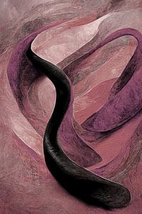 Go with the flow - Pink van Gisela- Art for You