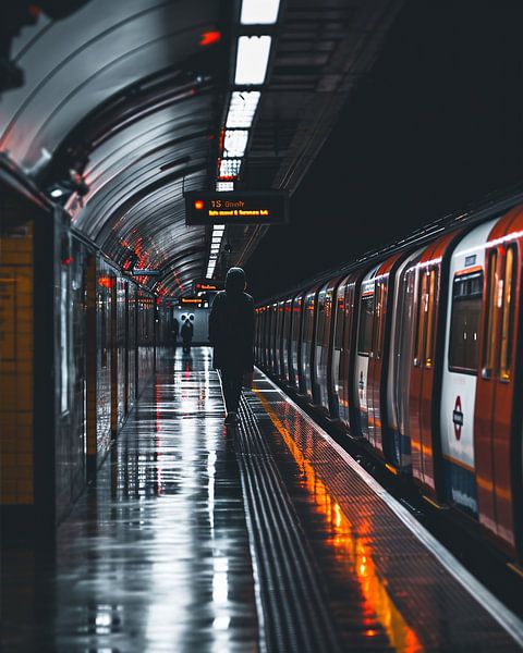 London Tube von fernlichtsicht