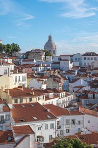 Blick auf die Alfama in Lissabon, Portugal.