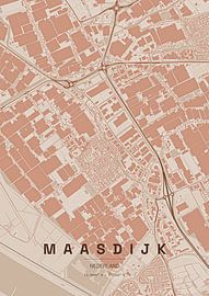 Lageplan von Maasdijk von Stef van Campen