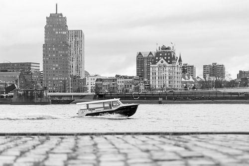 Watertaxi op de Nieuwe Maas, Rotterdam