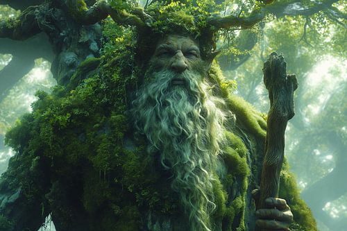 Bosgeest in harmonie met Keltische flora en fauna