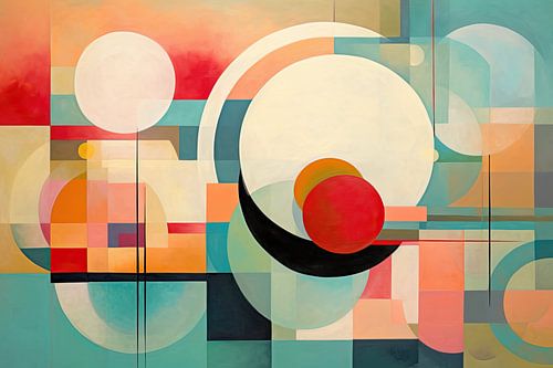 Dancing Colour Explosion: Abstract Painting full of Dynamics by Wonderful Art