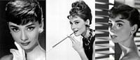 Audrey Hepburn Collage von Brian Morgan Miniaturansicht