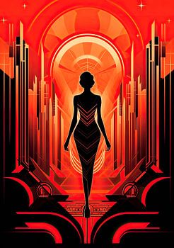 Art Deco Kunstdruck Poster Print Wall Art