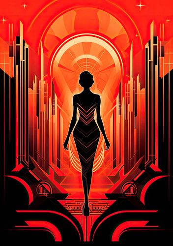 Art Deco Kunstdruk Poster Print Muurkunst