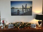 Kundenfoto: Rotterdamer Skyline von Katendrecht aus von Mark De Rooij