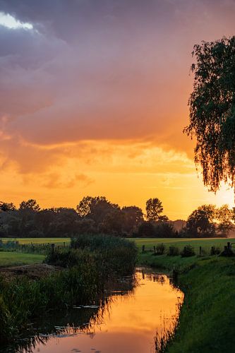 Prachtige zonsondergang