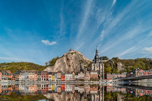 malerisches Stadtbild von Dinant Belgien