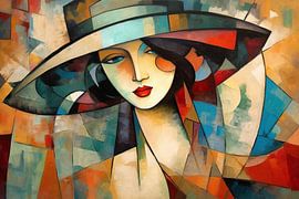 Modern Portret van Blikvanger Schilderijen