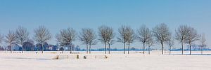Winterpanorama in Groningen