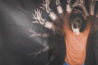 Colourful dancing arms