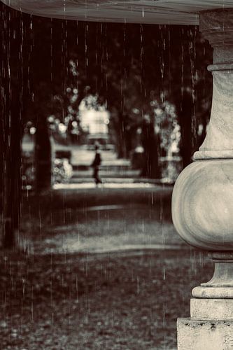 Silhouette Photography Fountain Villa Borghese Rome Italy BNW