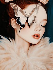 Das Mädchen mit dem Schmetterling