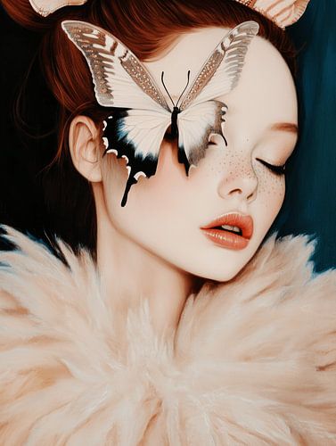 Het meisje met de vlinder