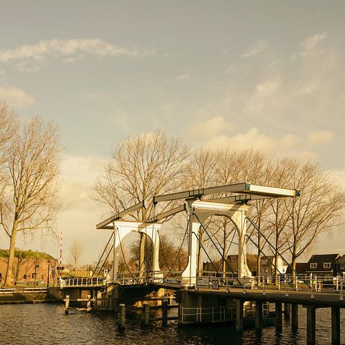 Ophaalbrug in Weesp.