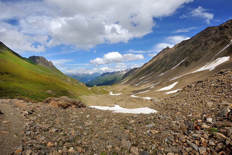 Schöne Aussicht in den Alpen von Peter Apers