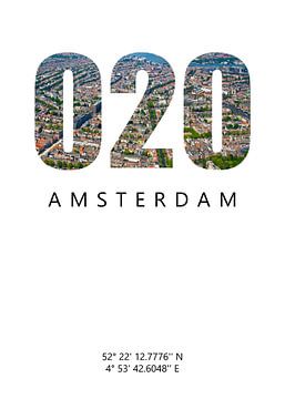 020 Amsterdam Text für i.a. Poster / Plakat von Anton de Zeeuw