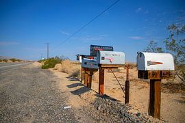 Letterbox on the road