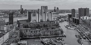 Vues du Leuvehaven et du Wilhelminapier à Rotterdam sur Tux Photography