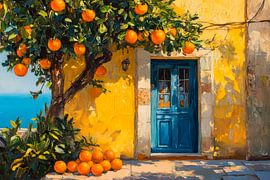 Orangenbaum Eingang von Poster Art Shop