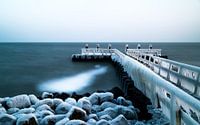 Frozen pier