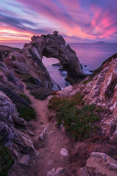 Gouden uur aan zee van fernlichtsicht