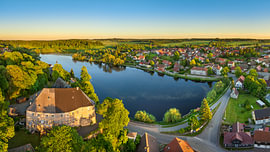 Panorama of Stiege Castle in Harz, Germany by Michael Abid